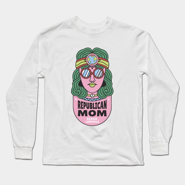 Republican Mom Long Sleeve T-Shirt by Zachariya420